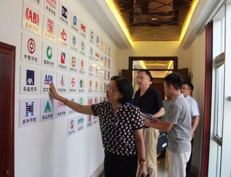新乡银保监分局祁格斯副局长一行莅临市保险行业协会指导工作